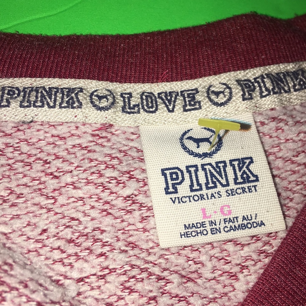Pink V neck pullover - Picture 2 of 3